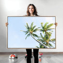 Palm Trees Wall Art Canvas Print – Framed Tropical Aesthetic by MyGreatCanvas | Canvas Wall Art Prints | Photo Prints & Wall Decor
