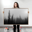 Misty Pines Wall Art Canvas Print – Framed Woodland by MyGreatCanvas | Canvas Wall Art Prints | Photo Prints & Wall Decor