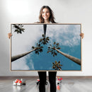 Tropical Palm Trees Wall Art Canvas Print Framed California by MyGreatCanvas | Canvas Wall Art Prints | Photo Prints & Wall Decor