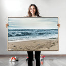 Ocean Wall Art Canvas Print – Moody Coastal Seascape Scene