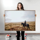 Cowboy Wall Art Canvas Print – Framed Western Ranch Scene by MyGreatCanvas | Canvas Wall Art Prints | Photo Prints & Wall Decor
