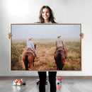 Cowboy Wall Art Canvas Print – Framed Western Ranch Scene by MyGreatCanvas | Canvas Wall Art Prints | Photo Prints & Wall Decor