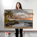 Tropical Beach Wall Art Canvas Print, Vibrant Hawaiian by MyGreatCanvas | Canvas Wall Art Prints | Photo Prints & Wall Decor