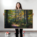 Autumn Forest Wall Art Canvas Print – Framed Fall Woodland by MyGreatCanvas | Canvas Wall Art Prints | Photo Prints & Wall Decor
