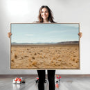 Desert Plains Wall Art Canvas Print, Golden Light Over Dry by MyGreatCanvas | Canvas Wall Art Prints | Photo Prints & Wall Decor