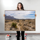 Texas Desert Landscape Wall Art Canvas Print – Rugged by MyGreatCanvas | Canvas Wall Art Prints | Photo Prints & Wall Decor
