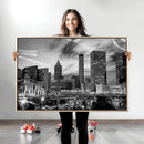 Black and White Atlanta Wall Art Canvas Print by MyGreatCanvas | Canvas Wall Art Prints | Photo Prints & Wall Decor