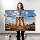 Brooklyn Bridge Manhattan Wall Art Canvas Print by MyGreatCanvas | Canvas Wall Art Prints | Photo Prints & Wall Decor