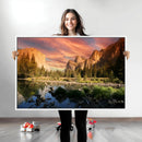 Yosemite Valley Wall Art Canvas Print – El Capitan Sunset