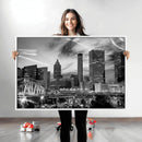 Black and White Atlanta Wall Art Canvas Print by MyGreatCanvas | Canvas Wall Art Prints | Photo Prints & Wall Decor