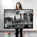 Black and White Atlanta Wall Art Canvas Print by MyGreatCanvas | Canvas Wall Art Prints | Photo Prints & Wall Decor