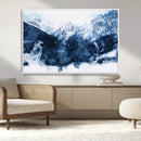 Abstract Blue Mountain Canvas Wall Art – Modern Triptych by MyGreatCanvas | Canvas Wall Art Prints | Photo Prints & Wall Decor