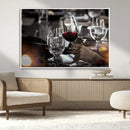 Red Wine and Glass Canvas Print by MyGreatCanvas | Canvas Wall Art Prints | Photo Prints & Wall Decor