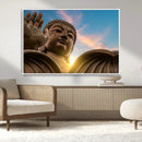 Buddha Statue and Daylight Wall Art, Buddha Statue Wall Art by MyGreatCanvas | Canvas Wall Art Prints | Photo Prints & Wall Decor
