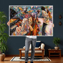 African American Jazz Art Music Abstract Wall Art Painting by MyGreatCanvas | Canvas Wall Art Prints | Photo Prints & Wall Decor