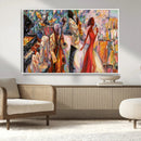 Abstract Afro American Jazz Canvas Wall Art | Music-Inspired by MyGreatCanvas | Canvas Wall Art Prints | Photo Prints & Wall Decor