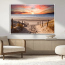 Sunset on the Sea Wall Art Canvas Print by MyGreatCanvas | Canvas Wall Art Prints | Photo Prints & Wall Decor