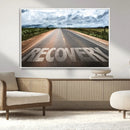 Recovery Road Wall Art Canvas Print