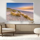 Sunrise On The Beach Wall Art Canvas Print by MyGreatCanvas | Canvas Wall Art Prints | Photo Prints & Wall Decor