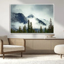 Mountain Mist Canvas Wall Art Print | 3-Panel Foggy Forest by MyGreatCanvas | Canvas Wall Art Prints | Photo Prints & Wall Decor