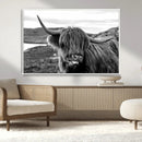 Longhorn Steer Canvas Print Wall Art, Highland Cow Canvas by MyGreatCanvas | Canvas Wall Art Prints | Photo Prints & Wall Decor