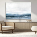 Blue Ocean Abstract Artwork Wall Art Canvas Print