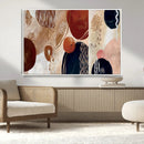 Boho Wall Art Canvas Print Set Mid-Century Prints Bohemian