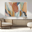 Boho Wall Art Canvas Print Set, Watercolor Boho Wall Art