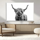 Fanny Scottish Highland Cow Cattle Art Print Farmhouse Wall by MyGreatCanvas | Canvas Wall Art Prints | Photo Prints & Wall Decor
