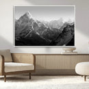 Everest Himalaya Mountain Peaks Black & White Triptych