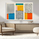 Canvas Print Wall Art Abstract Illustrs Art Boho, Framed