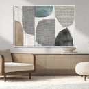 Canvas Print Wall Art Abstract Art Boho, Framed Boho Decor