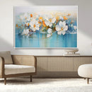 Abstract Flower Wall Art Canvas Print