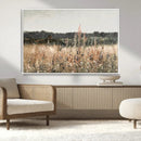 Abstract Wildflower Art Field Landscape Oil Painting Print,