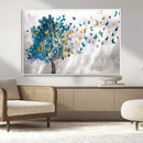 Tree Butterfly Abstract Tree and Butterfly Wall Art Canvas