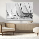 Yacht Sailboat Regatta Canvas Wall Art Canvas Print