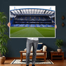 Chelsea FC Soccer Team Print - Stamford Bridge Stadium Wall