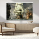 Pirate Ship War Wall Art Canvas Print by MyGreatCanvas | Canvas Wall Art Prints | Photo Prints & Wall Decor