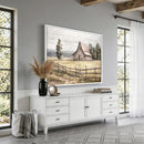 Rustic Farmhouse Barn Wall Art | 3-Panel Framed Gallery Wrap