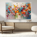 Abstract Butterfly Wall Art Canvas Print