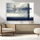 Jesus and the Fading Cross Wall Art Print – Symbol of Faith, by MyGreatCanvas | Canvas Wall Art Prints | Photo Prints & Wall Decor
