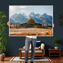 Vintage Old Barn Field Wall Art Canvas Print for Farmhouse by MyGreatCanvas | Canvas Wall Art Prints | Photo Prints & Wall Decor
