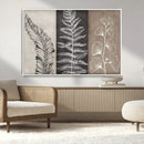 Minimalist Botanical Wall Art Canvas Print, Framed and Ready