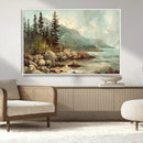 Abstract Acadia National Park Wall Art Canvas Print -