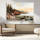 Serene Coastal View of Acadia National Park Wall Art -