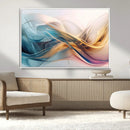 Abstract Flowing Colors Wall Art Canvas Print