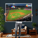 Angel Stadium Aerial Canvas Print – Los Angeles Angels