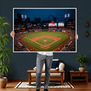 St. Louis Cardinals Baseball Team Print - Busch Stadium Wall