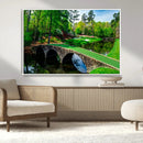 Augusta National Golf Club Wall Art - Panoramic Bridge & by MyGreatCanvas | Canvas Wall Art Prints | Photo Prints & Wall Decor