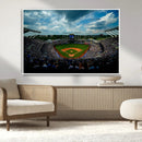 3-Panel Kauffman Stadium Wall Art Print | Large Kansas City